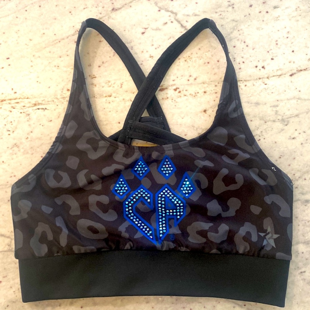 Cheer Athletics practice wear sports bra